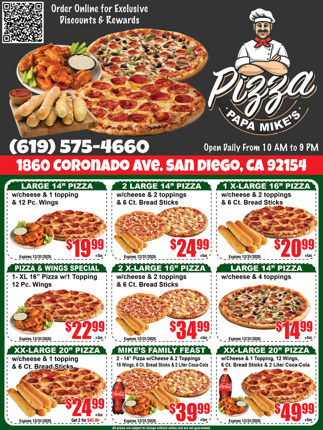 SB PAPAさん専用ページ PAPA MIKE'S PIZZA